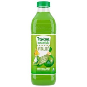 Jus de 5 fruits Vitalité enrichi en vitamines C et magnésium, Tropicana (1 L)