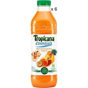 Pack de Jus multivitaminé, Tropicana (6 x 1 L)