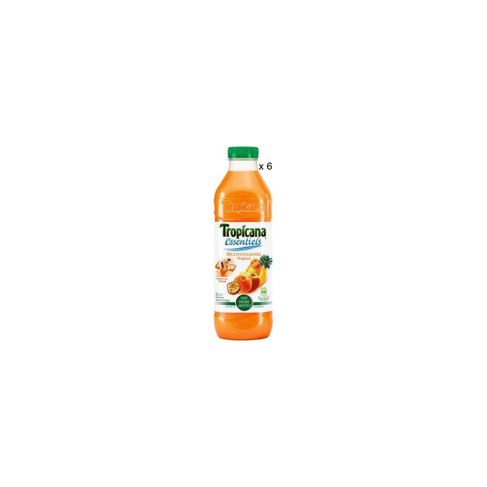 Pack de Jus multivitaminé, Tropicana (6 x 1 L)