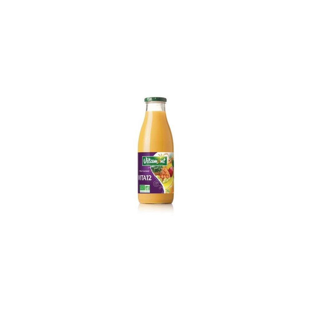 Jus multifruits Vita 12 BIO, Vitamont (75 cl)