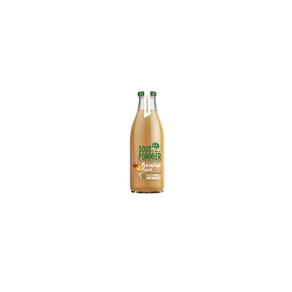 Pur jus pommes poires non traitées, Sous Le Pommier (1 L)
