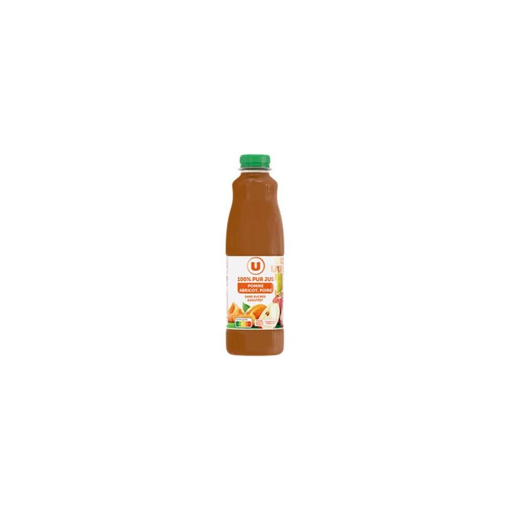 Pur jus pomme abricot poire, U (1 L)