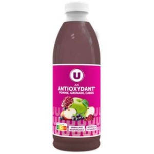 Jus de fruits antioxydant pomme grenade cassis, U (1 L)
