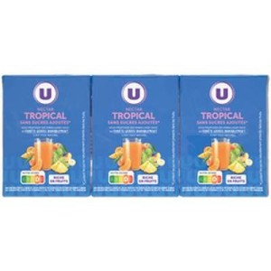 Nectar tropical riche en fruits, U (6 x 20 cl)