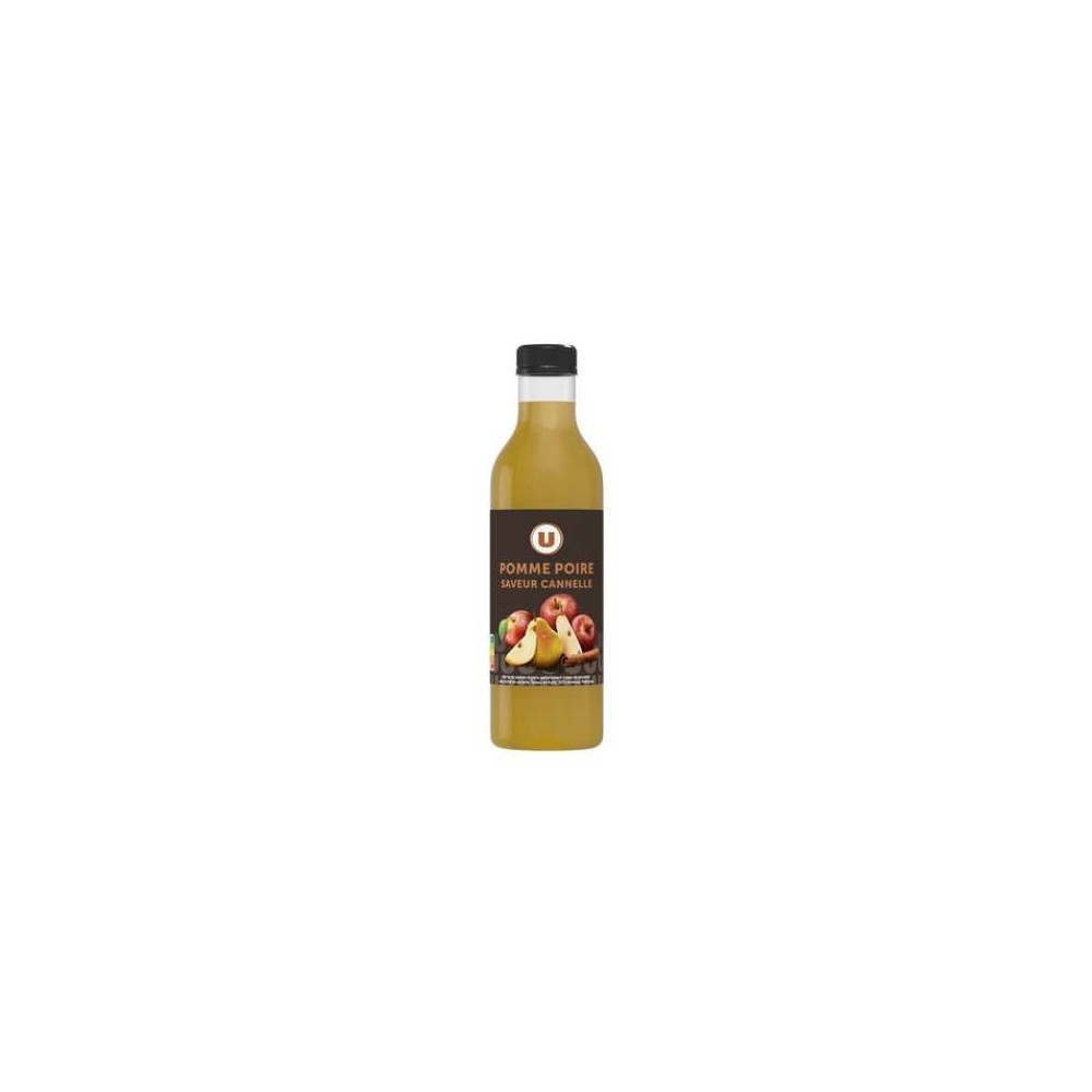 Nectar pomme poire saveur cannelle, U (75 cl)