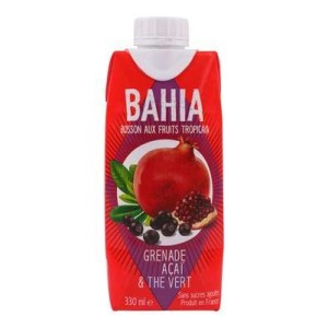 Boisson exotique au jus de Grenade et Açaï, Bahia (33 cl)