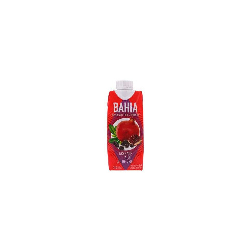 Boisson exotique au jus de Grenade et Açaï, Bahia (33 cl)