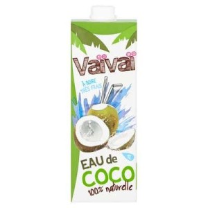 Eau de coco 100% naturelle, Vaivai (1 L)