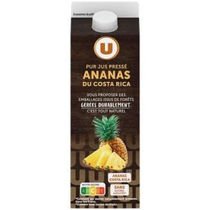 Pur jus d'ananas, U (1 L)