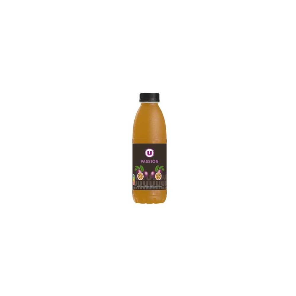 Boisson à base de jus de fruits de la passion, U (75 cl)