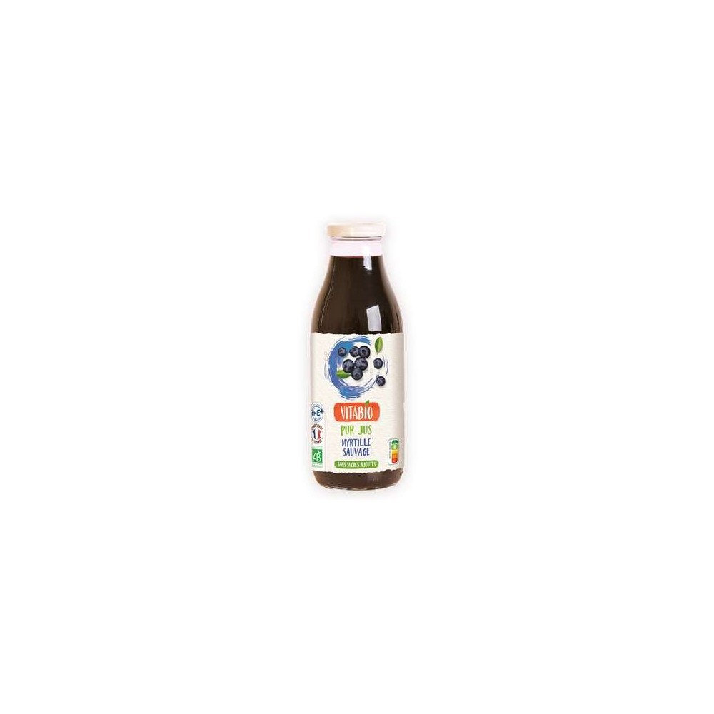 100% Pur Jus - Myrtille Sauvage, Vitabio (50 cl)