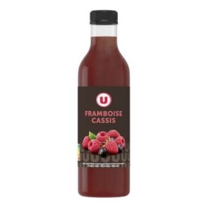 Nectar framboise et cassis, U (75 cl)
