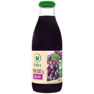 Pur jus de raisin BIO, U Bio (1 L)