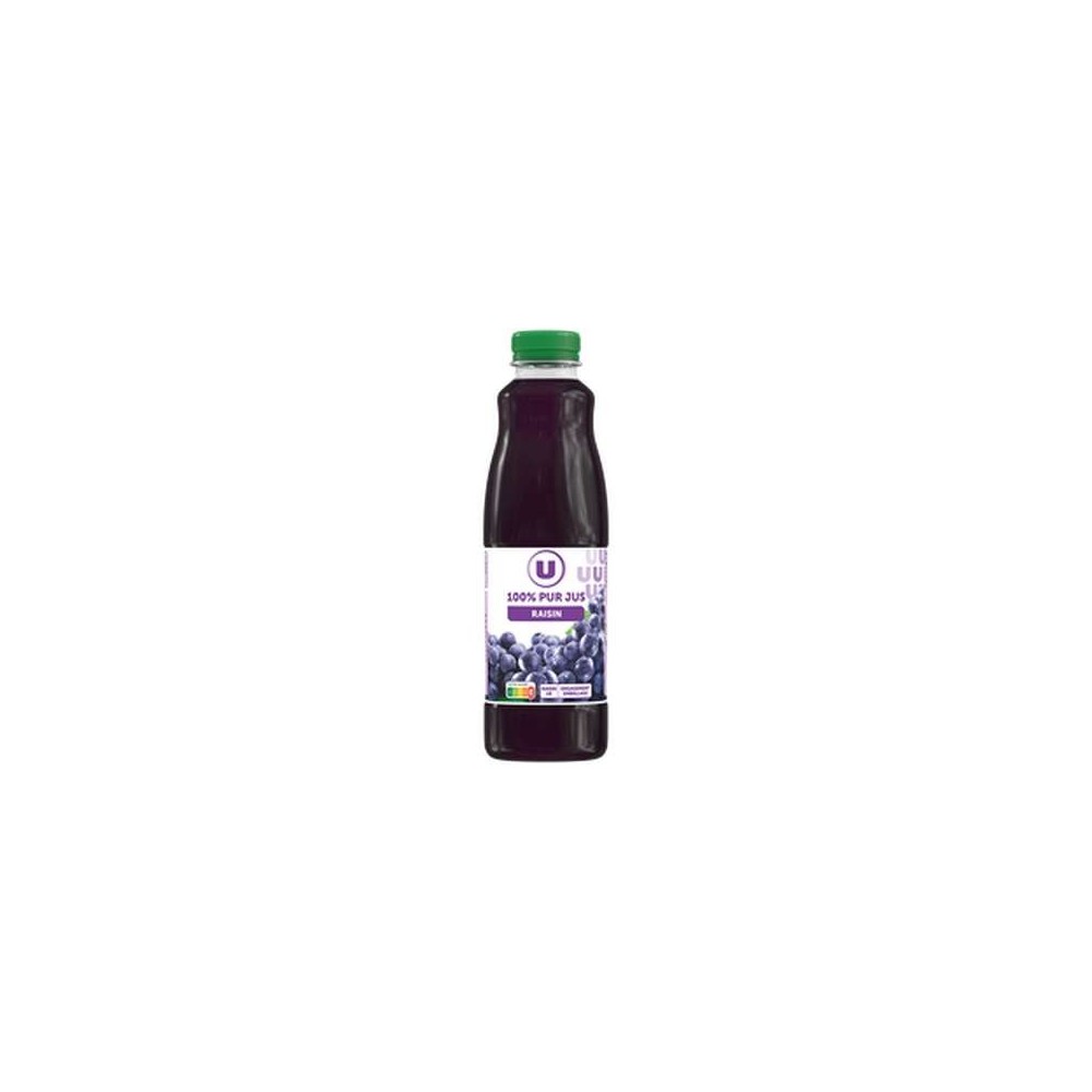 Pur jus de raisin rouge, U (1 L)