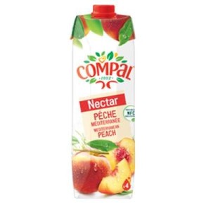 Nectar de pêche, Compal (1 L)