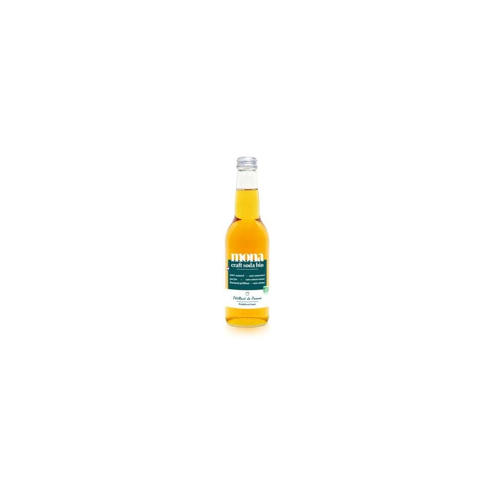 Jus de pomme pétillant BIO, Mona (33 cl)