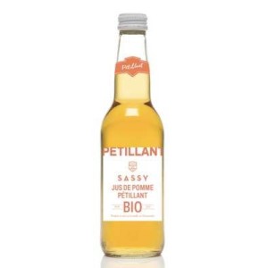Jus de pomme pétillant BIO Sassy (33cl)