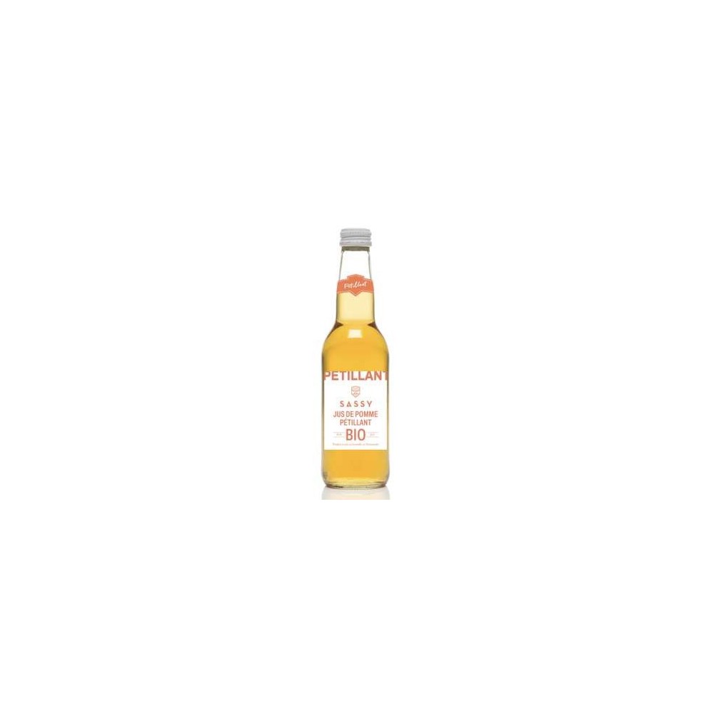 Jus de pomme pétillant BIO Sassy (33cl)