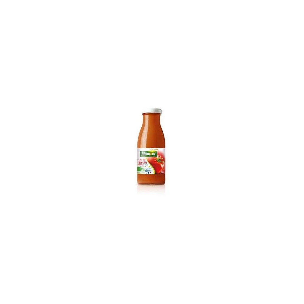 Mini jus de tomate de Marmande BIO, Vitamont (25 cl)