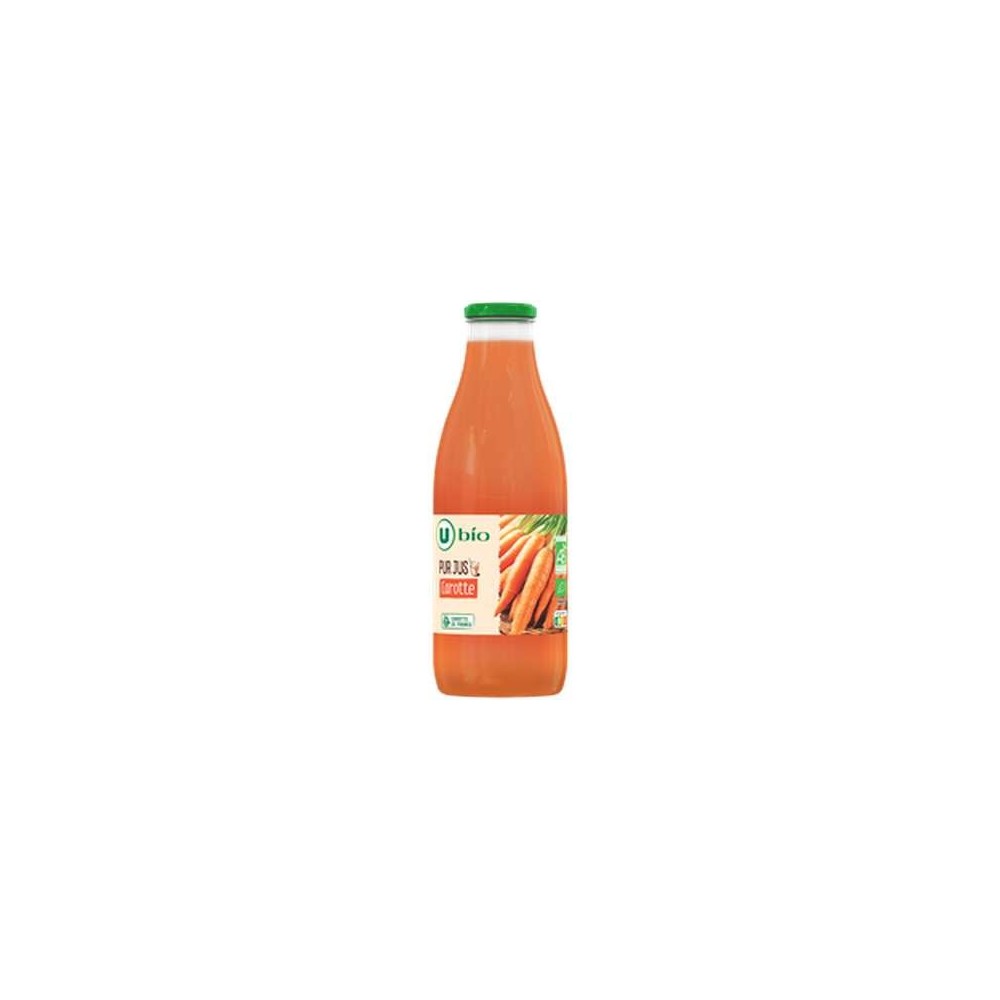 Jus de carottes BIO, U Bio ( 75 cl)