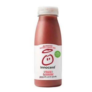 Smoothie fraise banane et pomme, Innocent (250 ml)