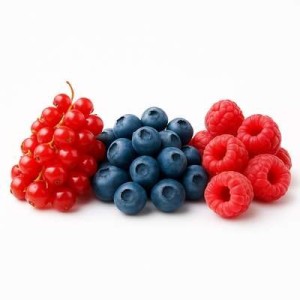 Barquette trio groseilles, framboises et myrtilles (250 g)