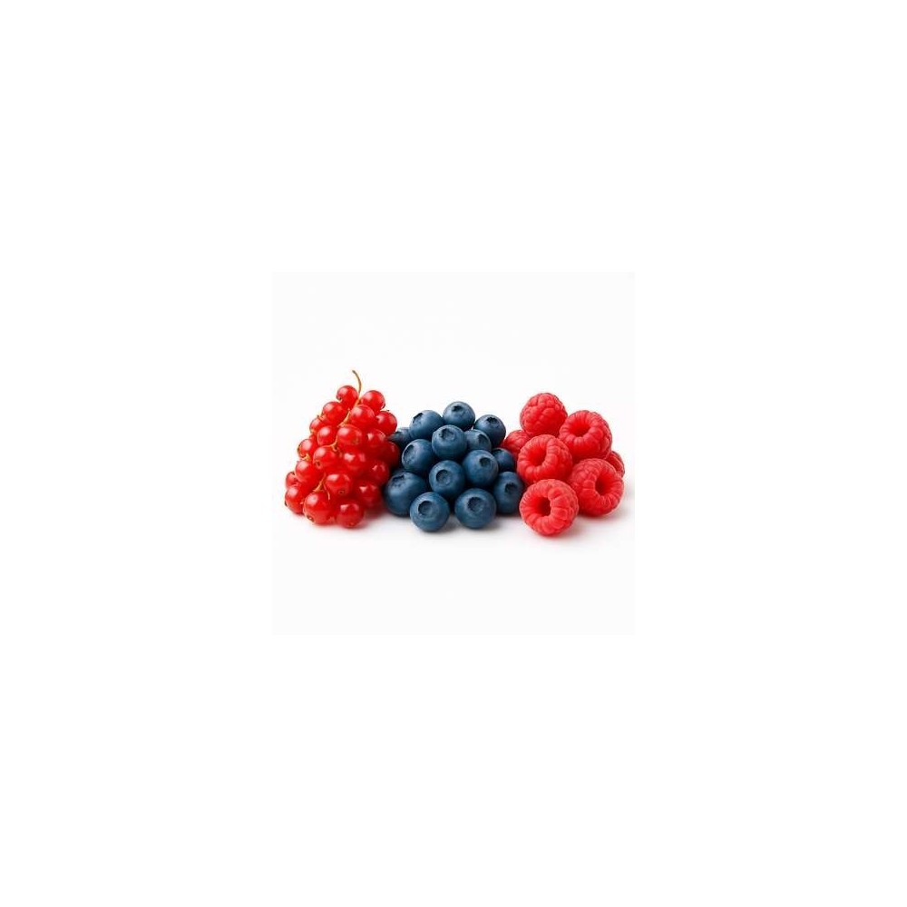 Barquette trio groseilles, framboises et myrtilles (250 g)