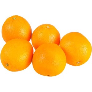 Lot de 5 oranges de table BIO (gros calibre), Espagne