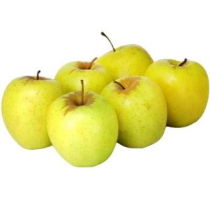 Lot de 6 pommes Golden du Loir-et-Cher (calibre moyen), France
