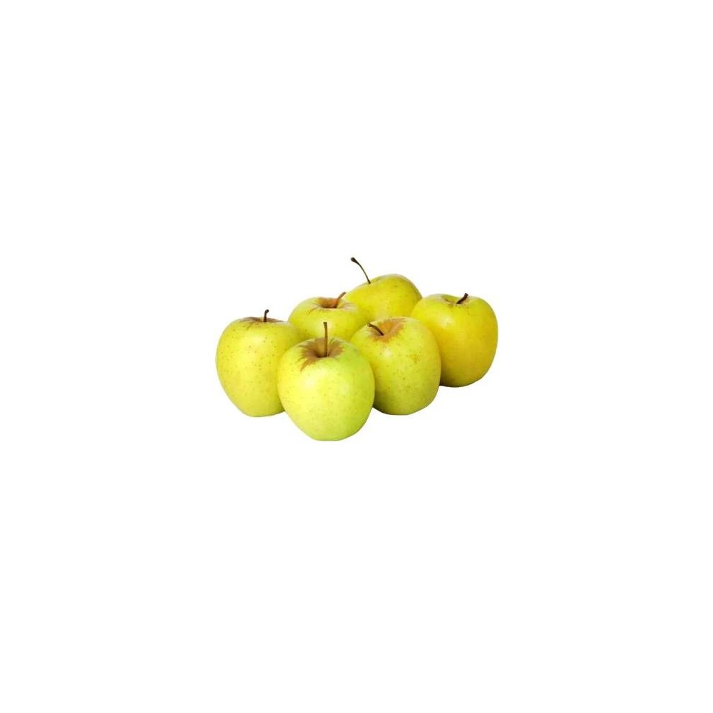 Lot de 6 pommes Golden du Loir-et-Cher (calibre moyen), France