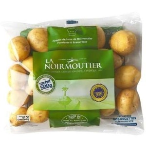 Pommes de terre nouvelles grenaille de Noirmoutier IGP (sachet 500 g), France