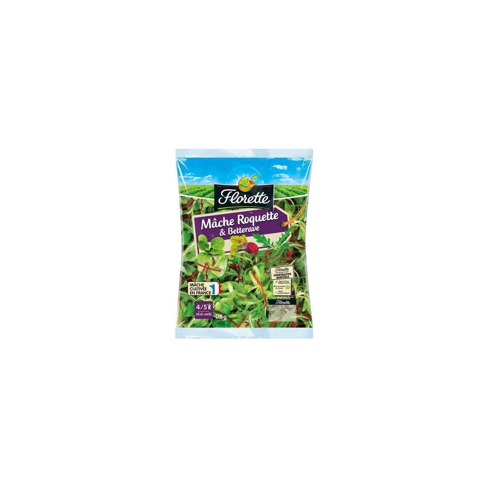 Salade mâche, roquette, betterave, Florette (175 g)