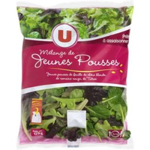 U
Mélange de jeunes pousses en sachet, U (175 g)