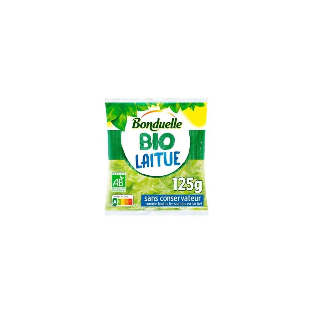 Bonduelle
Salade laitue BIO, Bonduelle (125 g)