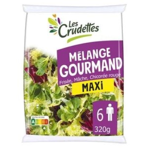 Les Crudettes
Salade mélange gourmand, Les Crudettes (320 g)