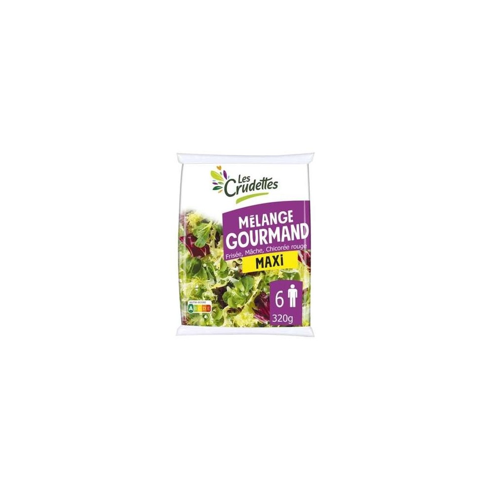 Les Crudettes
Salade mélange gourmand, Les Crudettes (320 g)