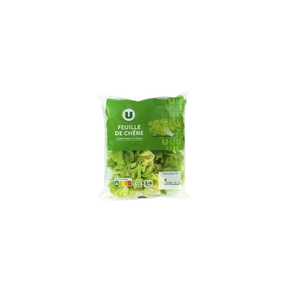 U
Salade feuille de chêne blonde, U (125 g)