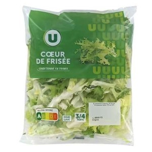 U
Salade coeur de frisée blanc en sachet, U (200 g)