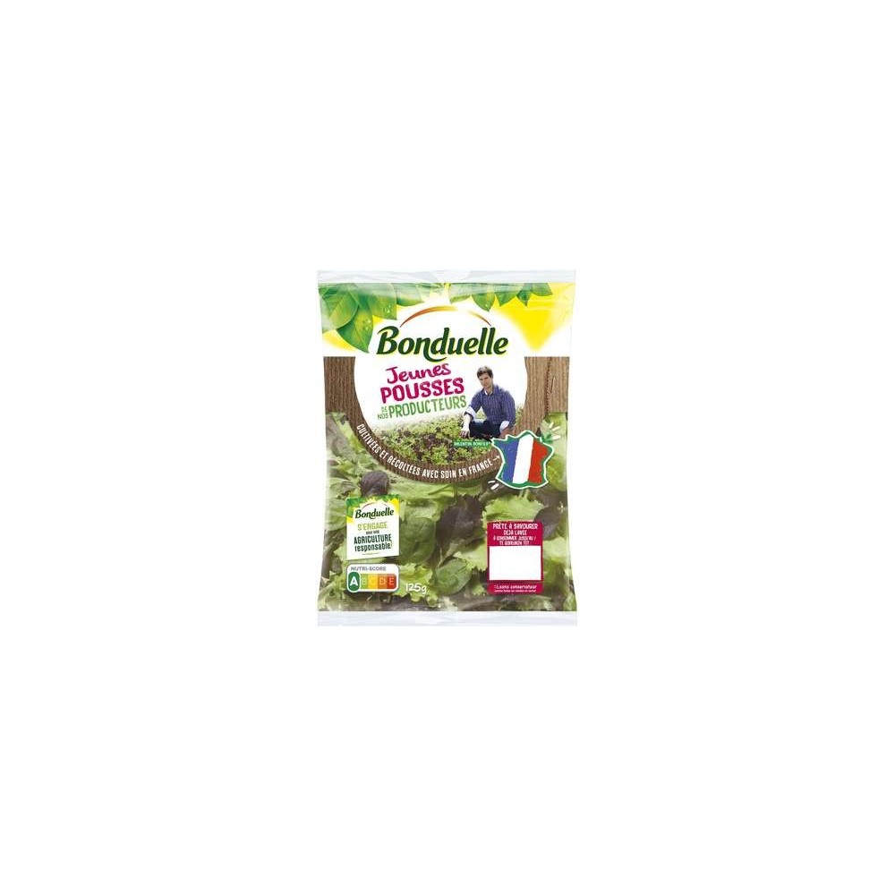 Salade jeunes pousses de nos producteurs, Bonduelle (125 g)