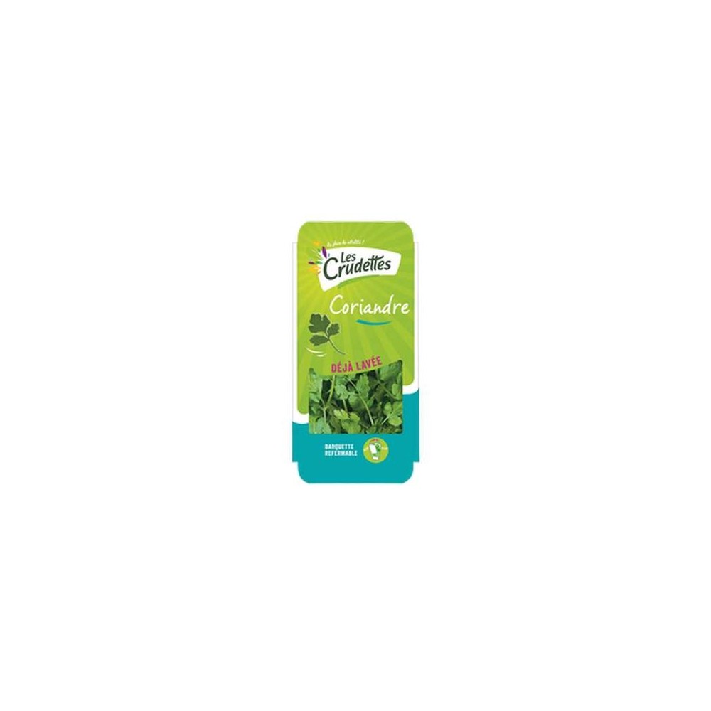 Coriandre déjà lavée, Les Crudettes (11 g)