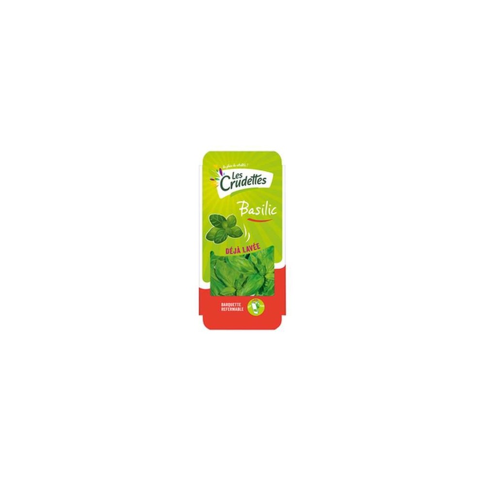 Basilic déjà lavé, Les Crudettes (11 g)