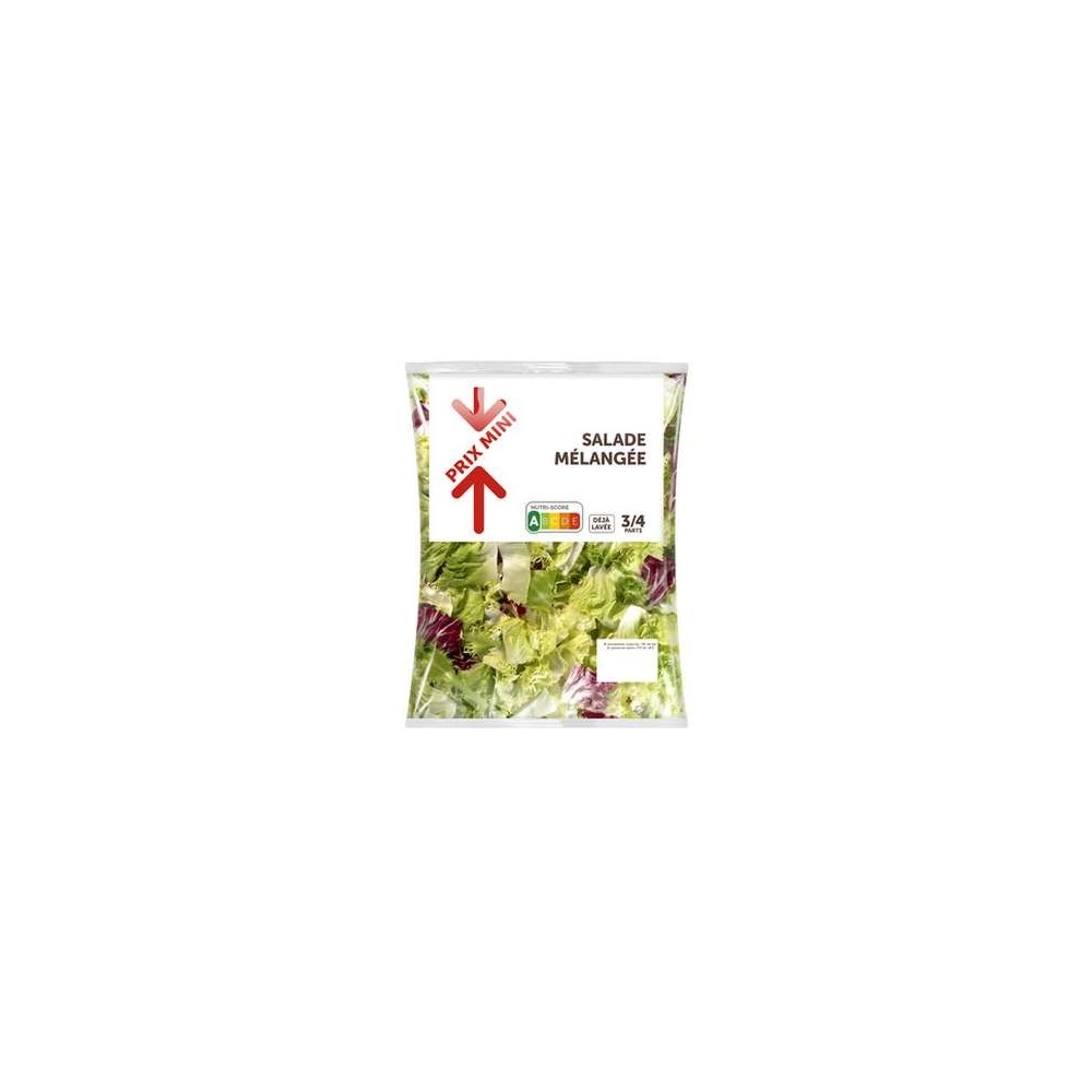 Prix Mini
Salade mélangée, Prix Mini (250 g)