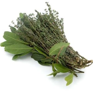 Bouquet garni thym et laurier, France