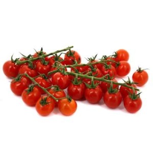 Barquette de tomates cerises en grappe "sans pesticides" de Bretagne - direct producteur (350 g), France