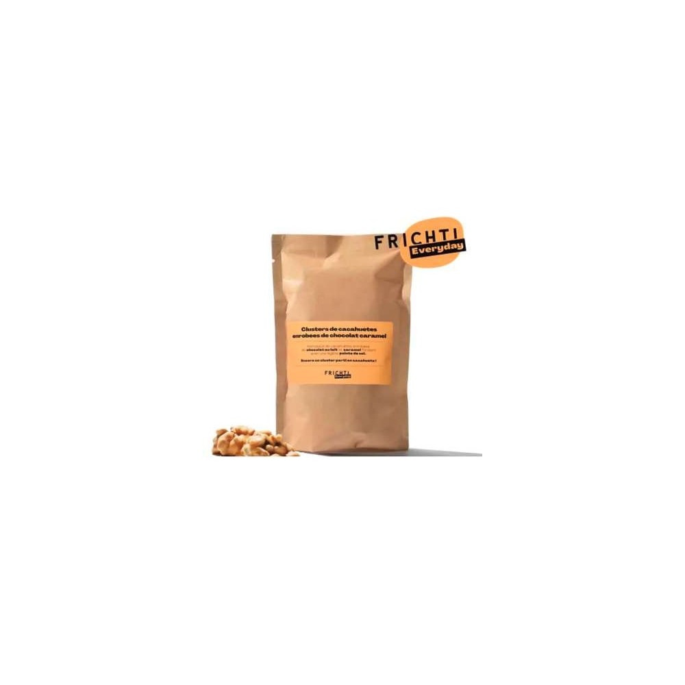 Clusters cacahuète, chocolat, caramel et sel, Frichti (90 g)