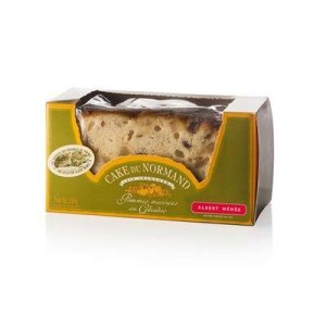 Cake du normand tranché aux pommes macérées au Calvados, Albert Ménès (350 g)