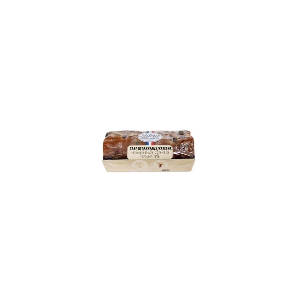 Cake bigarreaux/raisins, Astruc Patisserie (10 tranches, 250 g)