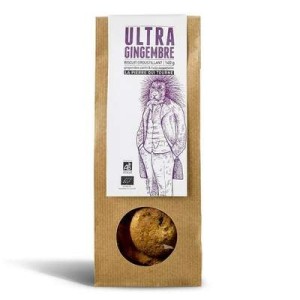 Biscuit croustillant Ultra Gingembre BIO, La pierre qui tourne (140 g)