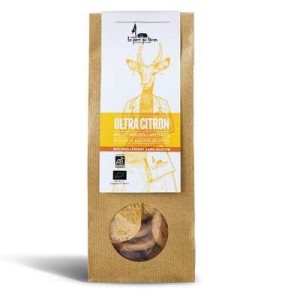 Biscuit croustillant Ultra Citron BIO / sans gluten, La pierre qui tourne (140 g)