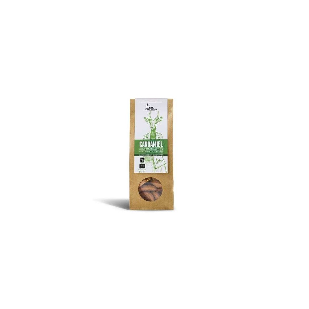 Biscuit croustillant cardamiel / sans gluten, La pierre qui tourne (140 g)
